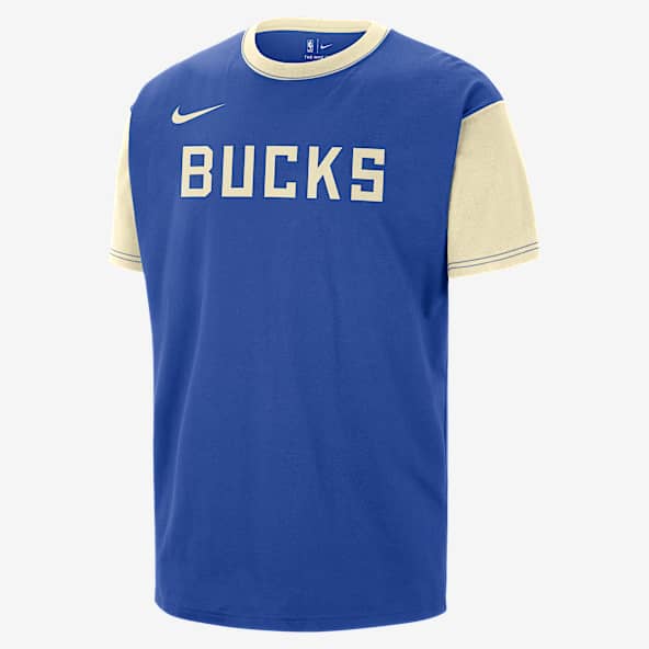 Fan Gear Basketball Milwaukee Bucks Short Sleeve Shirts. Nike